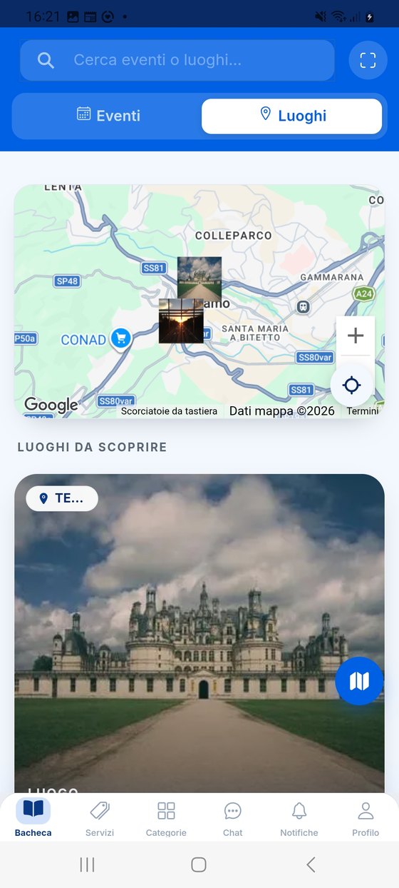I luoghi da scoprire sulla mappa.